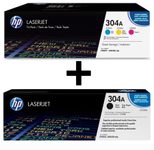 HP Original 304A Toner 4er Set schwarz, cyan, magenta, gelb