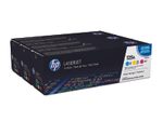 HP Original 125A Toner Tri-Pack cyan, magenta, gelb 1.400 Seiten (CF373AM)