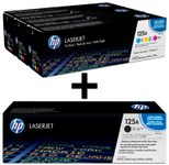 HP Original 125A Toner 4er Set schwarz; cyan, magenta, gelb