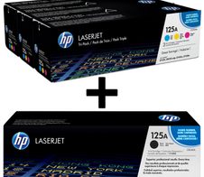 HP Original 125A Toner 4er Set schwarz; cyan, magenta, gelb