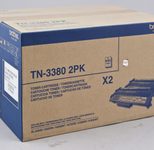 Brother Original TN3380 Toner Doppelpack schwarz 2x 8.000 Seiten (TN-3380TWIN)