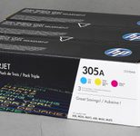 HP Original 305A Toner - 3er Multipack (CF370AM)