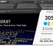 HP Original 305A Toner - 3er Multipack (CF370AM)