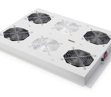 Digitus Dachlüftermodule für 19" Unique Schränke 4 Lüfter RAL7035 grau (DN-19 FAN-4-SRV)