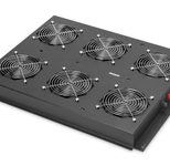 Digitus Dachlüftermodule für 19" Unique Schränke 6 Lüfter RAL9005 schwarz