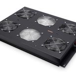 Digitus Dachlüftermodule für 19" Unique Schränke 4 Lüfter RAL9005 schwarz