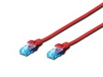 DIGITUS Patch-Kabel RJ-45 (M) zu RJ-45 (M) 2 m CCA U/UTP Cat 5e rot (DK-1512-020/R)