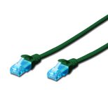 DIGITUS Patch-Kabel RJ-45 (M) zu RJ-45 (M) 2 m CCA U/UTP Cat 5e grün (DK-1512-020/G)