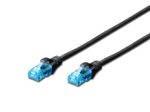 Digitus Patch-Kabel RJ-45 (M) zu RJ-45 (M) 3 m CCA U/UTP Cat 5e schwarz (DK-1512-030/BL)
