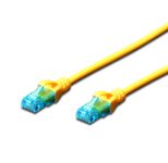 DIGITUS Patch-Kabel RJ-45 (M) zu RJ-45 (M) 5 m CCA U/UTP Cat 5e gelb (DK-1512-050/Y)