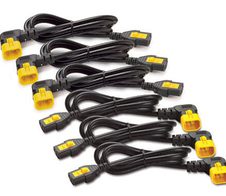 APC AP8706R-WW Stromkabel-Set (je 6), verriegelbar, C13 auf C14 (90 Grad), 1,8 m