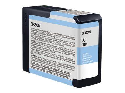 Epson Original T5805 Druckerpatrone cyan hell 80ml (C13T580500)