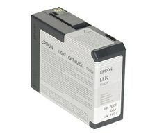 Epson Original T5809 Druckerpatrone schwarz hell hell 80ml (C13T580900)