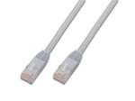 DIGITUS Patch-Kabel flach RJ-45 (M) zu RJ-45 (M) 3 m Kupfer U/UTP Cat 5e weiß (DK-1511-030F/WH)