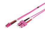 Digitus LWL Patchkabel, Duplex, LC zu SC MM OM4 50/125 µ, 2 m