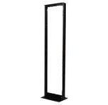 APC AR201 NetShelter-Rack mit 2 Pfosten, 45 U, 12-24 Gewindelöcher, schwarz