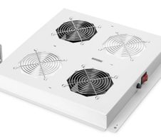 Digitus Dachlüftermodule für 19" Unique- und Dynamic Basic Schränke 2 Lüfter RAL7035 grau (DN-19 FAN-2-N)