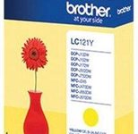 Brother Original LC-121Y Druckerpatrone gelb 300 Seiten (LC121Y)