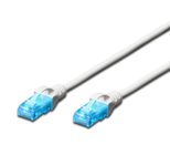 DIGITUS Patch-Kabel RJ-45 (M) zu RJ-45 (M) 0.5 m CCA U/UTP Cat 5e weiß (DK-1512-005/WH)