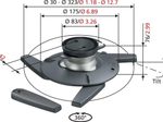 Vogel's EPC 6545 Projektor-Deckenhalterung für 30-323mm (1,18-12,7")