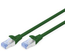 DIGITUS Patch-Kabel RJ-45 (M) zu RJ-45 (M) 1m CCA SF/UTP Cat 5e grün (DK-1532-010/G)