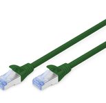 DIGITUS Patch-Kabel RJ-45 (M) zu RJ-45 (M) 2m CCA SF/UTP Cat 5e grün (DK-1532-020/G)