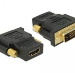 DeLOCK Adapter (DVI 24+1) Pin Stecker zu HDMI Buchse