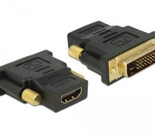 DeLOCK Adapter (DVI 24+1) Pin Stecker zu HDMI Buchse