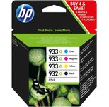 HP Original 932XL/933XL Druckerpatronen Multipack C/M/Y/BK (C2P42AE)