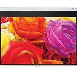 Optoma DS-1095PMG+ Manuelle Pull Down Leinwand für Wand-/Deckenmontage, 16:10, (95") 241cm