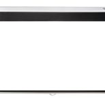 Optoma DS-1123PMG+ Manuelle Pull Down Leinwand für Wand-/Deckenmontage, 16:10, (123") 312 cm