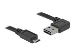 DeLOCK Kabel EASY-USB 2.0 Typ-A Stecker zu USB 2.0 Typ Micro-B Stecker gewinkelt links 2m