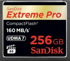 SanDisk Extreme PRO CompactFlash Speicherkarte 256GB