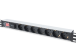Digitus 1HE Aluminium Steckdosenleiste 7-fach