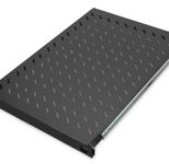 Digitus Fachboden 19"-Schränke ausziehbar ab 1.000mm Tiefe bis 65kg 1HE RAL9005 schwarz