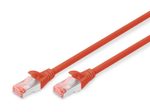 Digitus Patch-Kabel RJ-45 (M) zu RJ-45 (M) 5m Kupfer S/FTP Cat 6 rot (DK-1644-050/R)