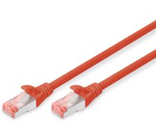 Digitus Patch-Kabel RJ-45 (M) zu RJ-45 (M) 5m Kupfer S/FTP Cat 6 rot (DK-1644-050/R)