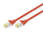 Digitus Patch-Kabel RJ-45 (M) zu RJ-45 (M) 0.5m Kupfer S/FTP Cat 6a rot (DK-1644-A-005/R)