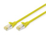 Digitus Patch-Kabel RJ-45 (M) zu RJ-45 (M) 0.5m Kupfer S/FTP Cat 6a gelb (DK-1644-A-005/Y)