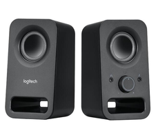 Logitech Z-150 kompakte Stereo-Lautsprecher, schwarz