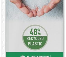 LEITZ Prospekthüllen DIN A4 transparent genarbt 0,17 mm - 5 Stück