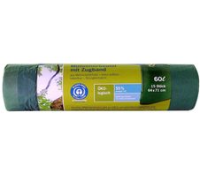 Secolan Müllbeutel 60l - grün - 15 Stück