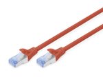 DIGITUS Patch-Kabel RJ-45 (M) zu RJ-45 (M) 15m CCA SF/UTP Cat 5e rot (DK-1532-150/R)