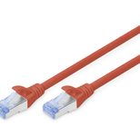 DIGITUS Patch-Kabel RJ-45 (M) zu RJ-45 (M) 15m CCA SF/UTP Cat 5e rot (DK-1532-150/R)