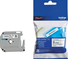 Brother M K221S - Nicht-laminiertes Schriftband - Schwarz auf Weiß - Rolle (0,9 cm x 4 m) - 1 Rolle(n) - für P-Touch 55,