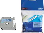 Brother MK521BZ - Druckerband - Schwarz auf Blau - Rolle (0,9 cm x 8 m) - 1 Stck. - für P-Touch PT-55, PT-55P, PT-65, PT