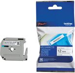 Brother M K231S - Nicht-laminiertes Schriftband - Schwarz auf Weiß - Rolle (1,2 cm x 4 m) - 1 Rolle(n) - Blisterverpacku