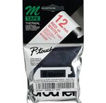 Brother MK232BZ - Nicht-laminiertes Schriftband - Rot auf Weiß - Rolle (1,2 cm x 8 m) - 1 Rolle(n) - für P-Touch PT-55,