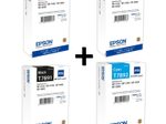 Epson Original 79XXL Druckerpatronen 4er-Pack - schwarz, cyan, magenta, gelb - 4.000 Seiten