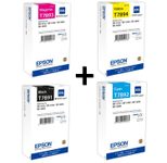 Epson Original 79XXL Druckerpatronen 4er-Pack - schwarz, cyan, magenta, gelb - 4.000 Seiten
